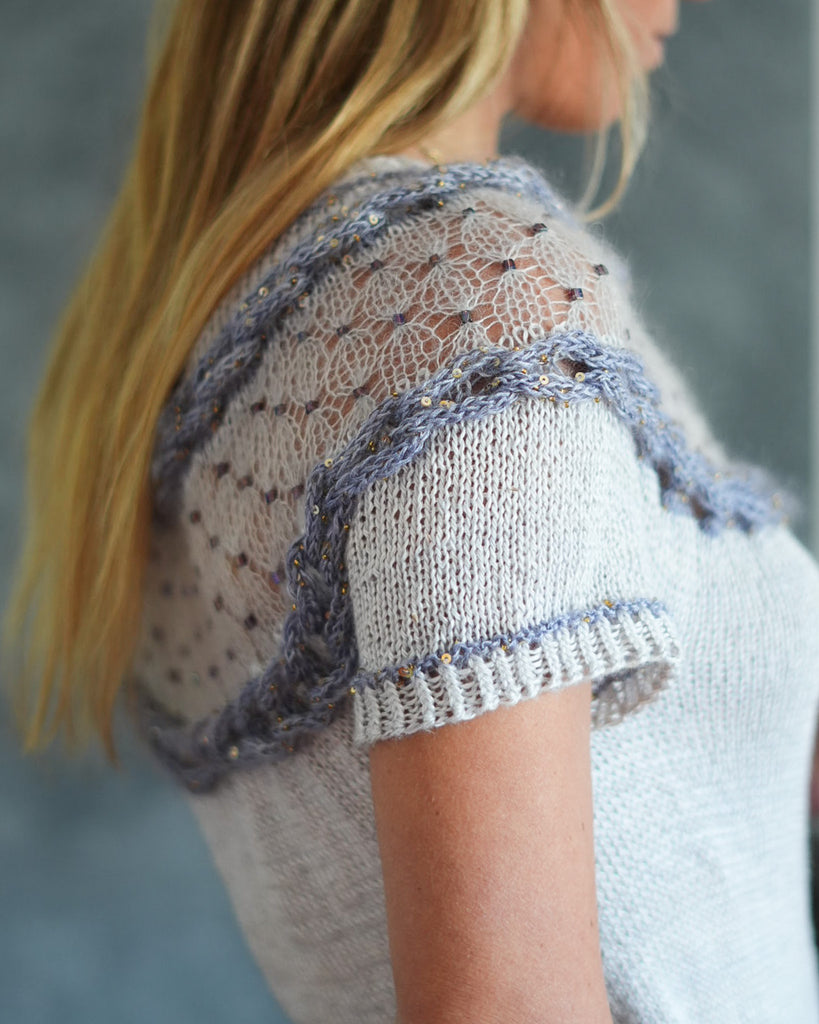 Kit de Hilados "Braid Tee" de Pope Vergara <br> Versión Beaded Mohair - Elegir Color