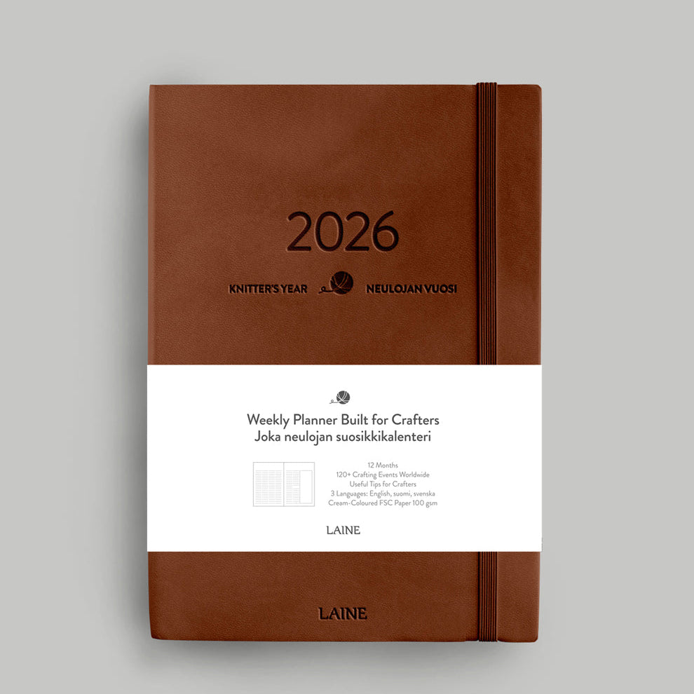 Agenda de Tejido Laine "Knitter's Year 2026"