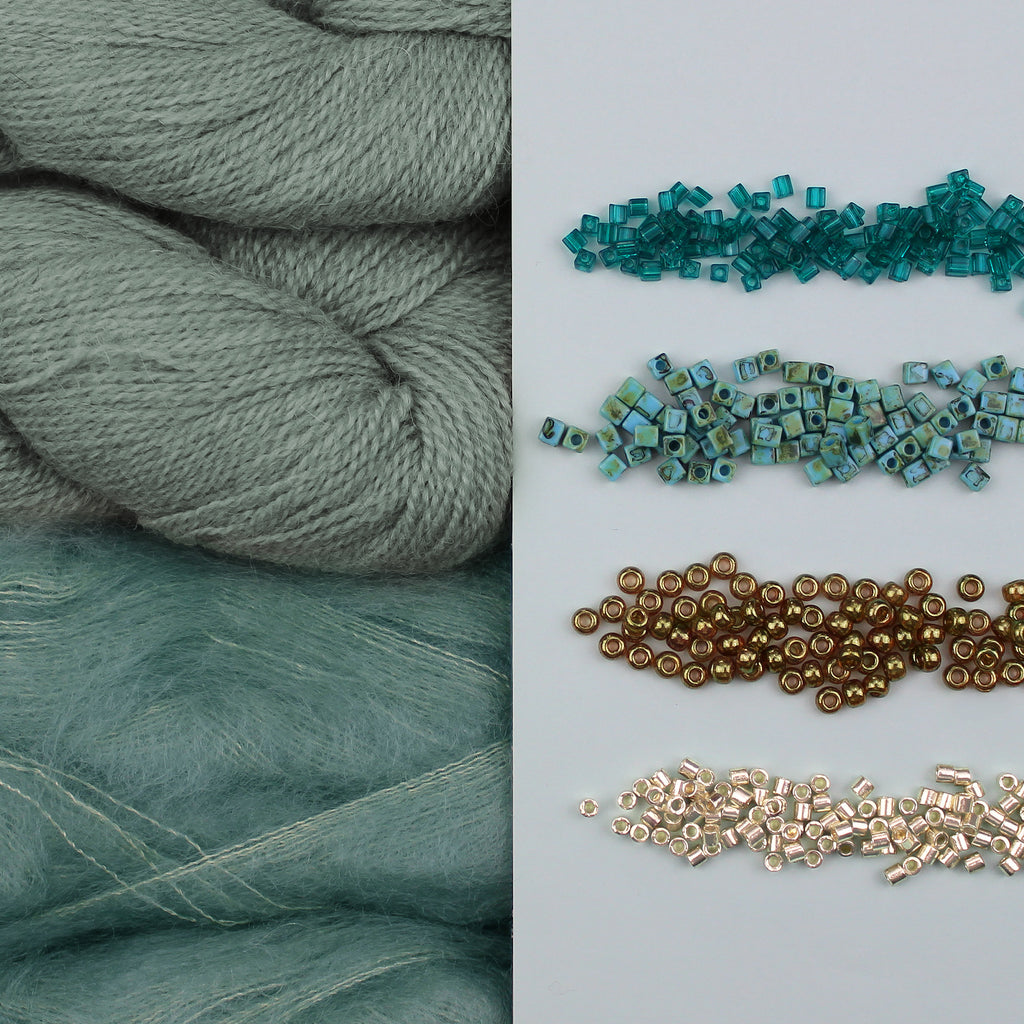 Kit de Tejido Suéter "Scrabs" de Pope Vergara <br> Elegir Color