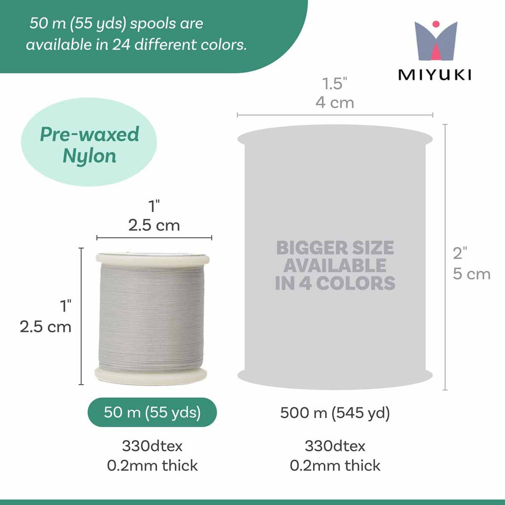 Hilos Miyuki Para Bisutería <br> Varios Colores Para Elegir