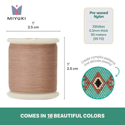 Hilos Miyuki Para Bisutería  Varios Colores Para Elegir