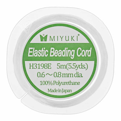 Hilo Elástico Transparente Miyuki 0.8 mm - 5 mts