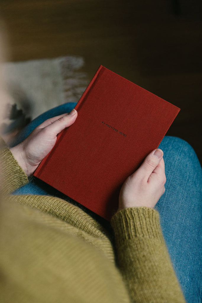 Cuaderno Laine "My Knitting Notes" <br> Terracota