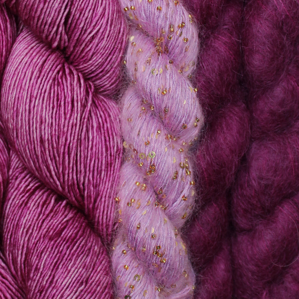 Kit de Hilados "Moulin Rouge Cardigan" de Pope Vergara <br> Versión Artyarns - Elegir Color