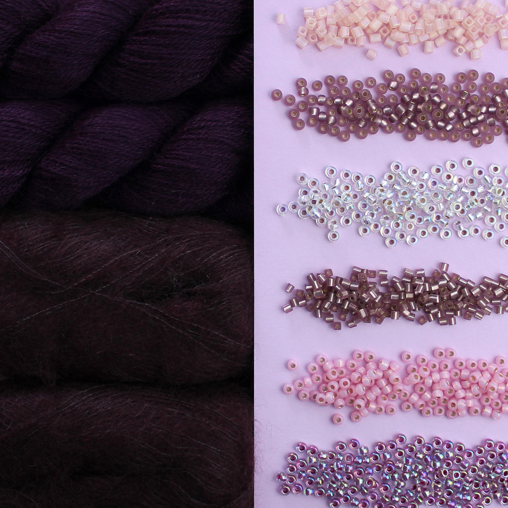 Kit de Tejido Vest "Flower Beads" de Pope Vergara <br> Elegir Color (Version 2 Hebras)