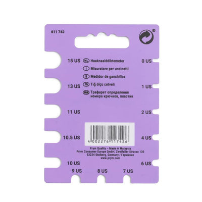 Regla Medidora Para Crochet