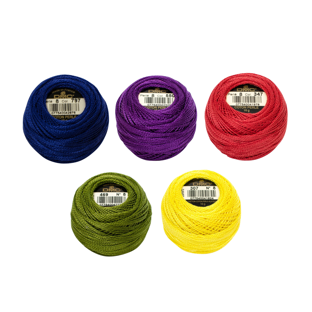 Set de Hilos Perlé DMC <br> Mix Colores