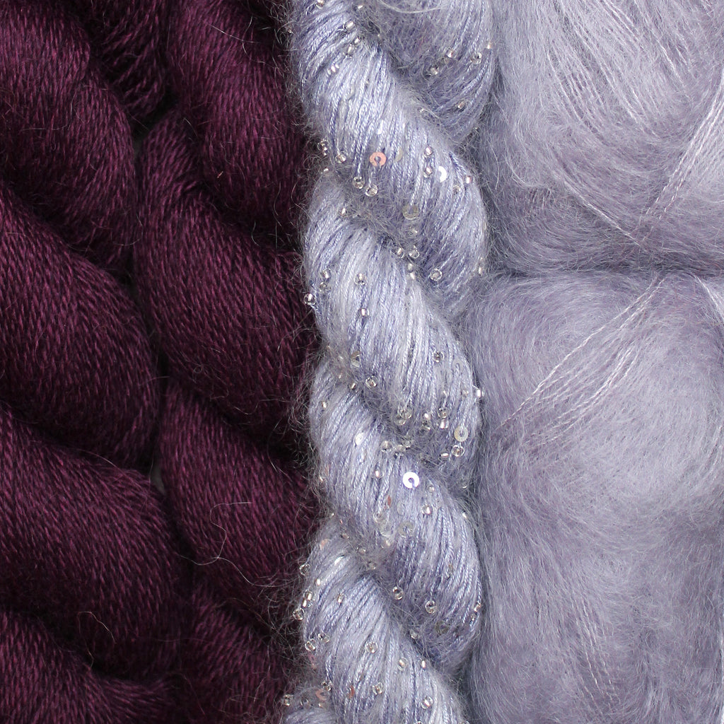 Kit de Hilados "Moulin Rouge Cardigan" de Pope Vergara <br> Versión Artyarns - Elegir Color