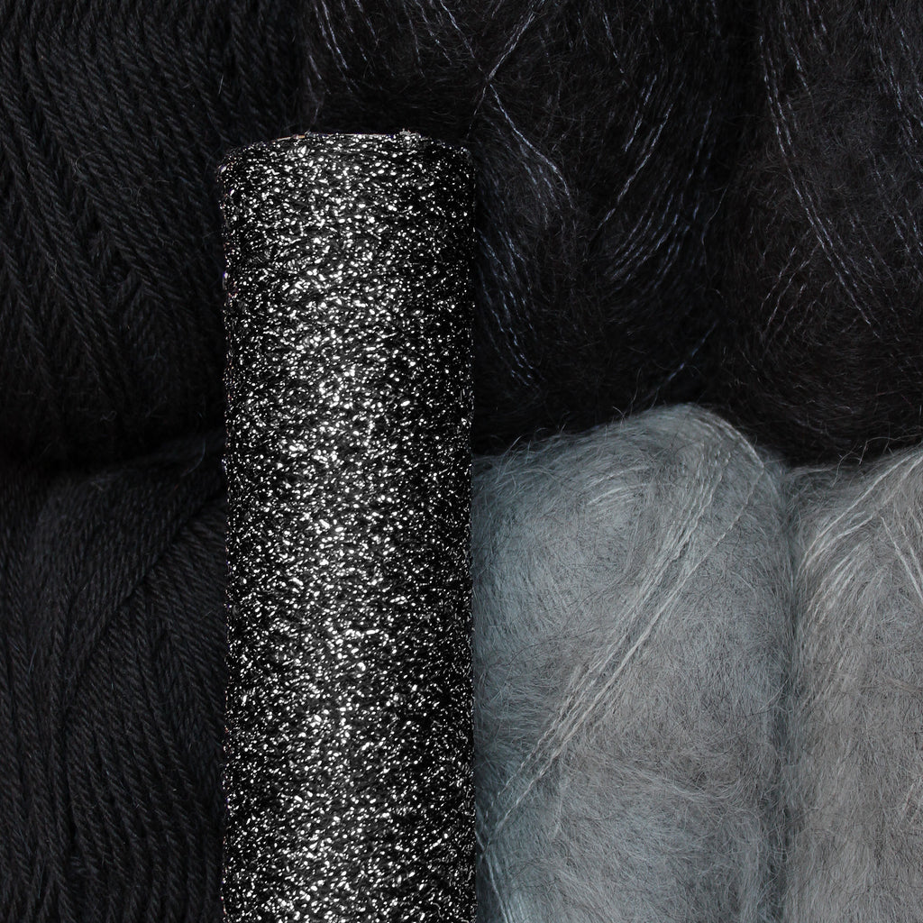 Kit de Hilados "Moulin Rouge Cardigan" de Pope Vergara <br> Versión Twinkle - Elegir Color