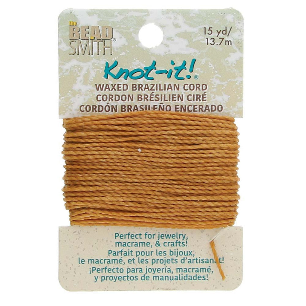 Hilo Encerado Para Bisutería Knot It! - 0,7 mm x 13,7 mts <br> Elegir Color