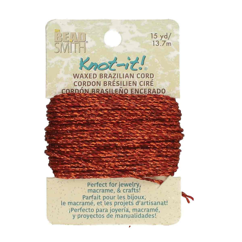 Hilo Encerado Para Bisutería Knot It! - 0,7 mm x 13,7 mts <br> Elegir Color