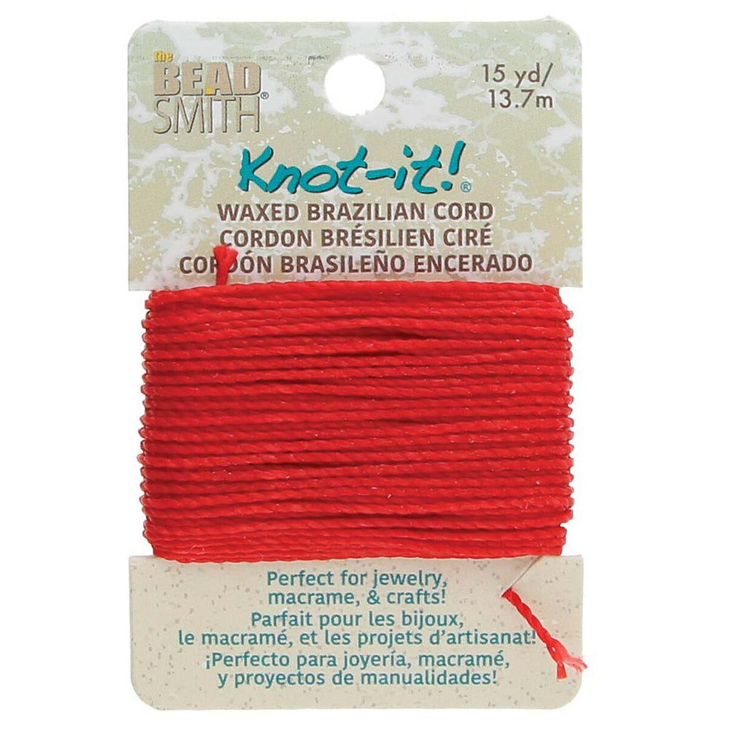 Hilo Encerado Para Bisutería Knot It! - 0,7 mm x 13,7 mts <br> Elegir Color