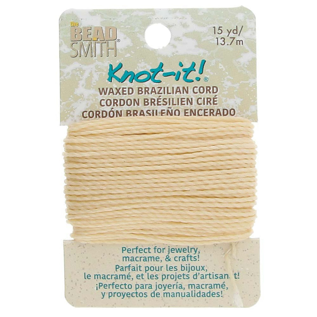 Hilo Encerado Para Bisutería Knot It! - 0,7 mm x 13,7 mts <br> Elegir Color