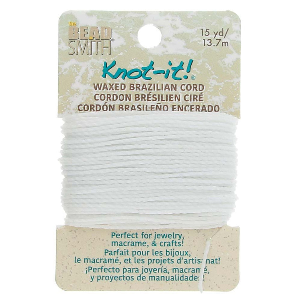 Hilo Encerado Para Bisutería Knot It! - 0,7 mm x 13,7 mts <br> Elegir Color