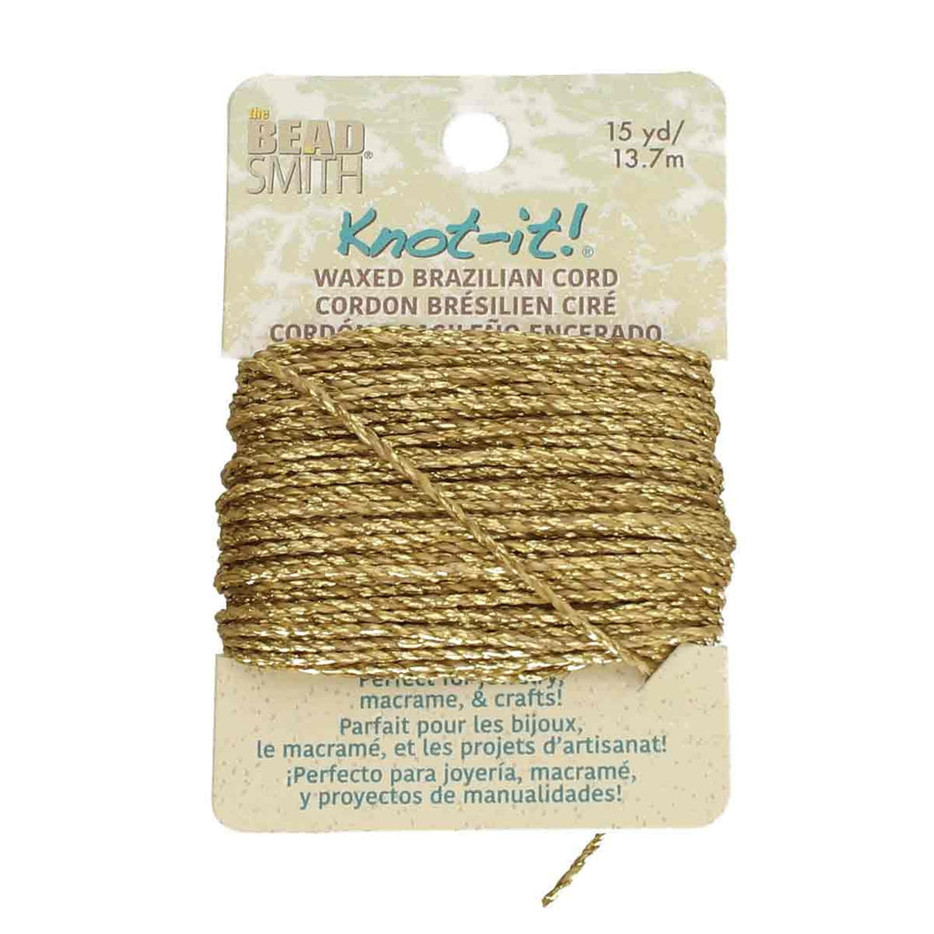 Hilo Encerado Para Bisutería Knot It! - 0,7 mm x 13,7 mts <br> Elegir Color