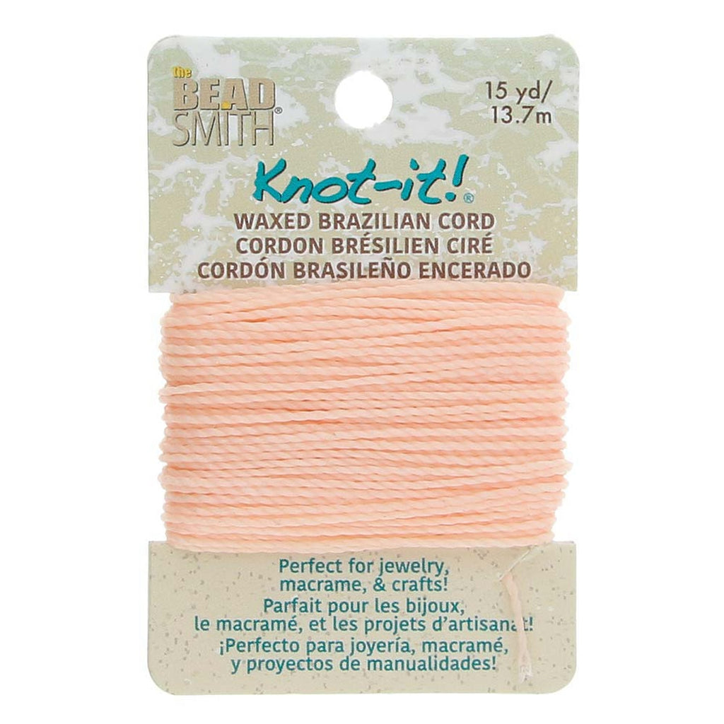 Hilo Encerado Para Bisutería Knot It! - 0,7 mm x 13,7 mts <br> Elegir Color