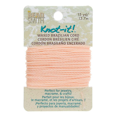 Hilo Encerado Para Bisutería Knot It! - 0,7 mm x 13,7 mts  Elegir Color