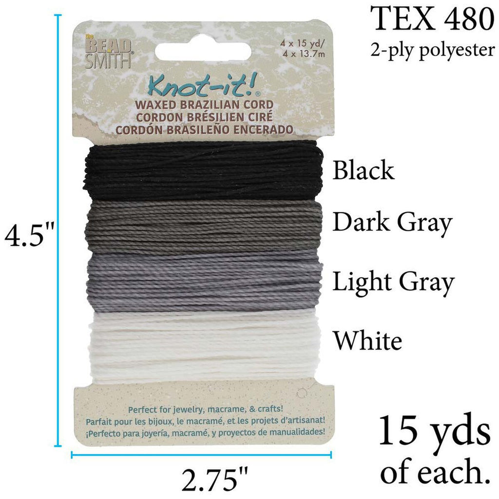 Set Hilo Encerado Para Bisutería Knot It! <br> Elegir Color