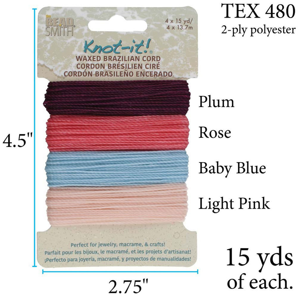 Set Hilo Encerado Para Bisutería Knot It! <br> Elegir Color