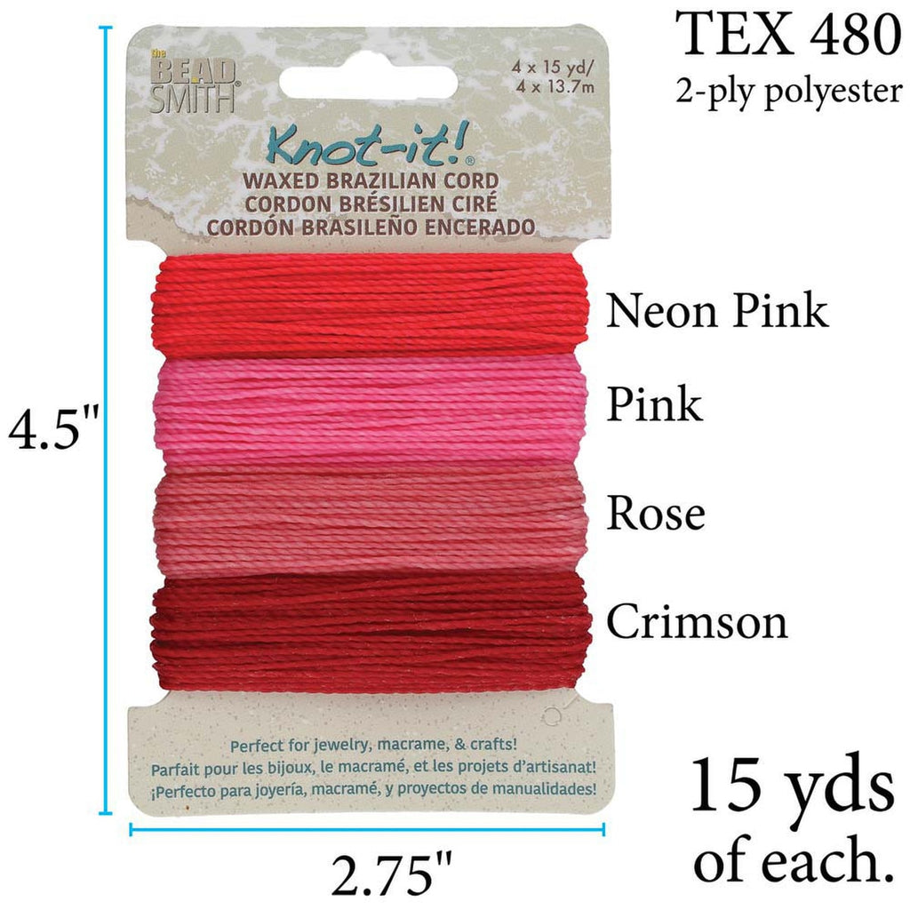 Set Hilo Encerado Para Bisutería Knot It! <br> Elegir Color