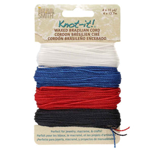 Set Hilo Encerado Para Bisutería Knot It! <br> Elegir Color