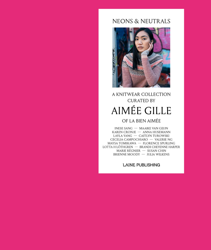 Colección de Libros Laine "A Knitwear Collection Curated by Aimée Gille of La Bien Aimée" <br> Libro "Worsted" +  Libro "Neons and Neutrals"