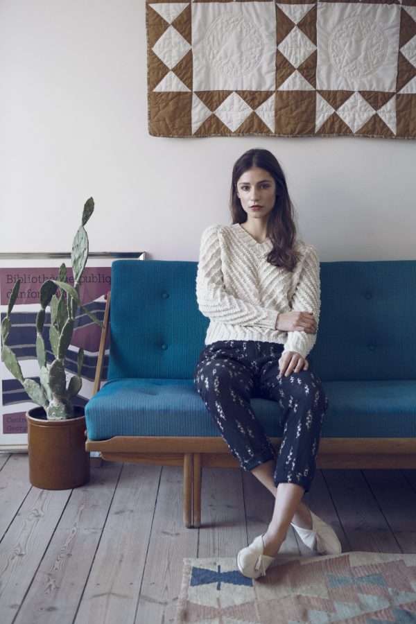 Patrón "Pearls Sweater" <br> Helga Isager (Inglés)