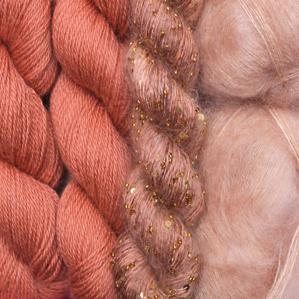 Kit de Hilados "Moulin Rouge Cardigan" de Pope Vergara <br> Versión Artyarns - Elegir Color