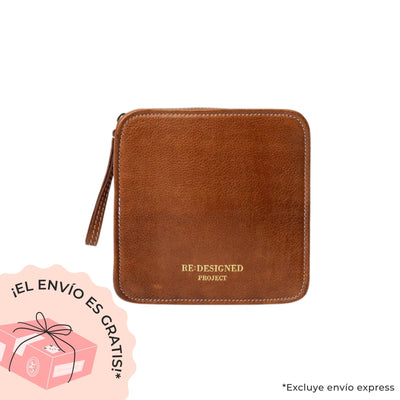 Project 83  Estuche Organizador de Cuero Para Crochet (Elegir Color)