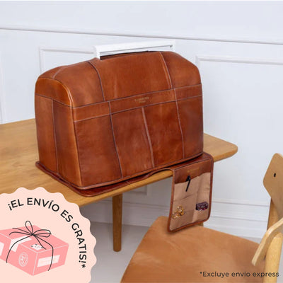 Project 84  Funda de Cuero Para Maquina de Coser (Walnut)
