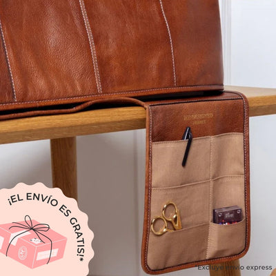 Project 86  Base Organizadora de Cuero Para Maquina de Coser (Walnut)