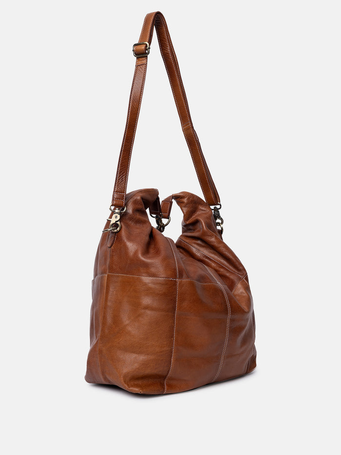 Project 100 <br> Bolso de Cuero Para Proyectos Mediano (Walnut)