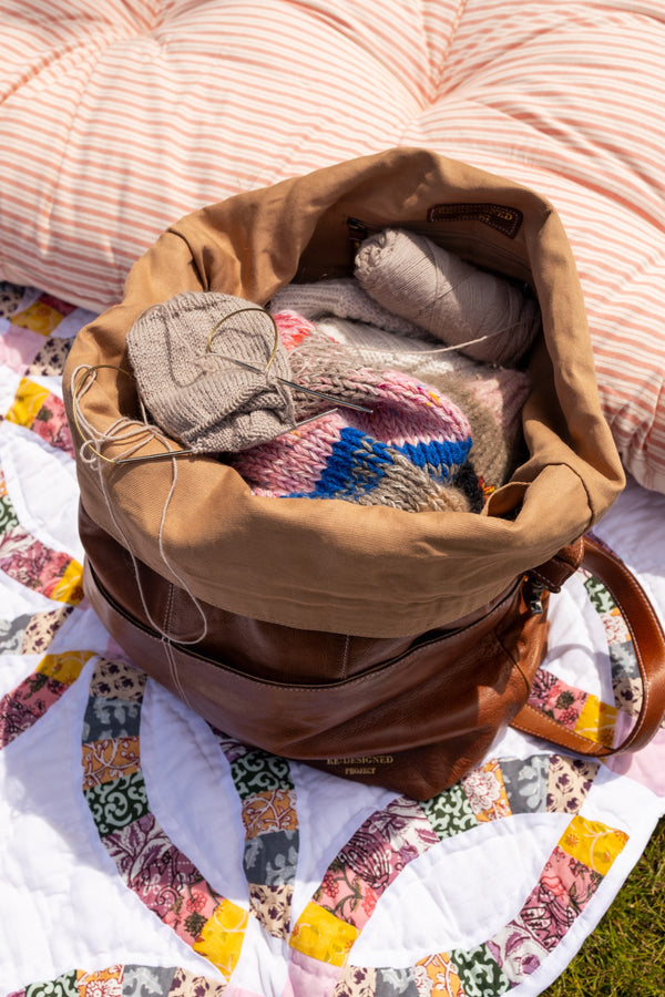 Project 101 <br> Bolso de Cuero Para Proyectos Grande (Elegir Color)