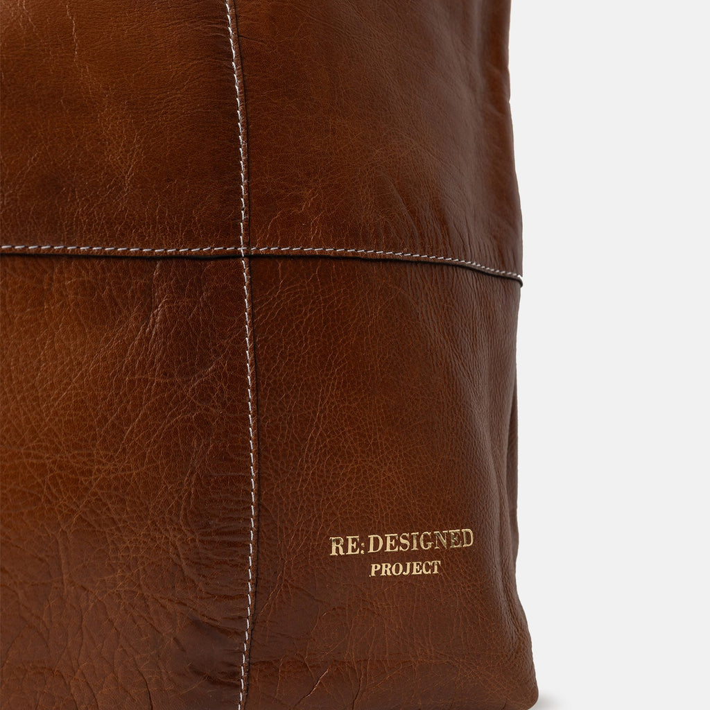 Cartera Shopper de Cuero para Proyectos Project 19 de Re:Designed en color Walnut