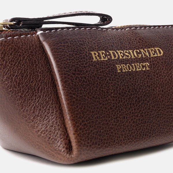 Project 35 <br> Estuche de Cuero Triangular Para Accesorios (Elegir Color)