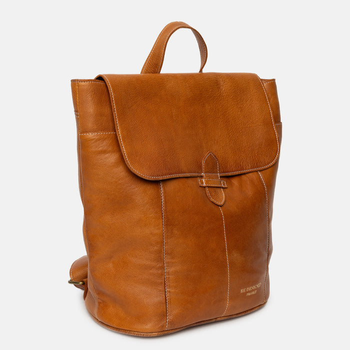 Project 57 <br> Mochila de Cuero Para Proyectos (Burned Tan)