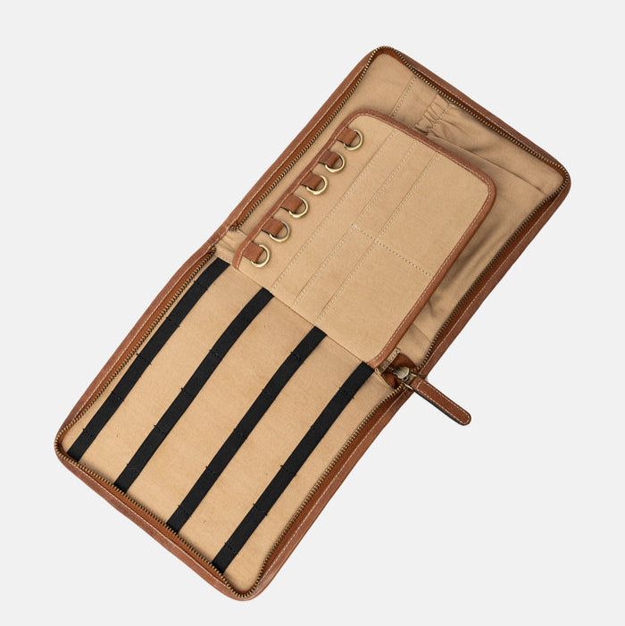 Project 77 <br> Estuche Organizador de Cuero Para Bordado (Walnut)