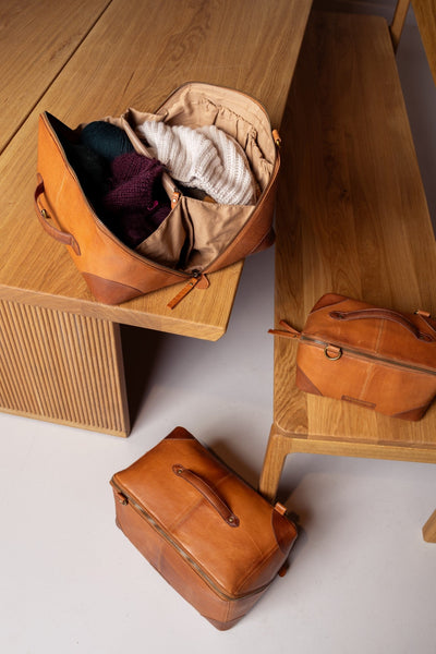 Project 79  Bolso de Cuero Para Proyectos Bicolor (L) (Elegir Color)