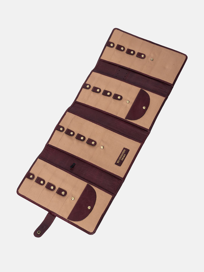 Project 82 <br> Estuche Organizador de Cuero Para Cables y/o Palillos Circulares (Elegir color)