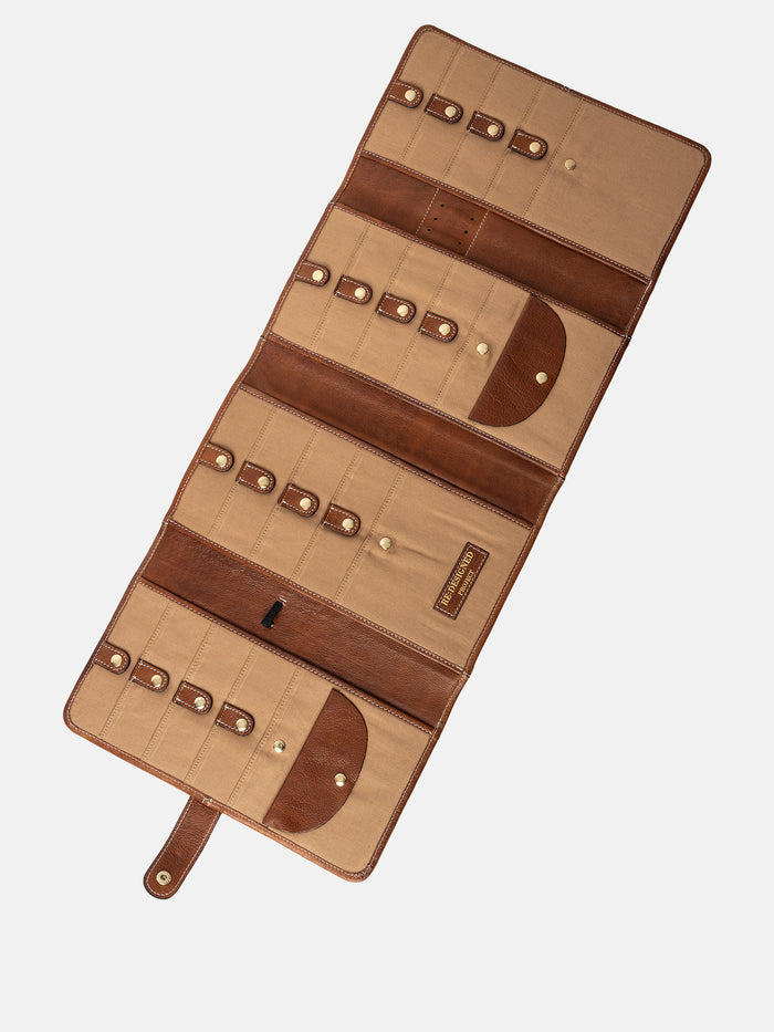 Project 82 <br> Estuche Organizador de Cuero Para Cables y/o Palillos Circulares (Elegir color)