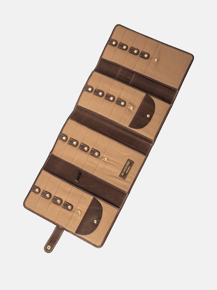 Project 82 <br> Estuche Organizador de Cuero Para Cables y/o Palillos Circulares (Elegir color)