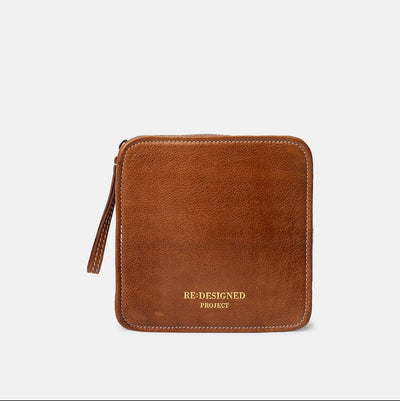 Project 83  Estuche Organizador de Cuero Para Crochet (Elegir Color)