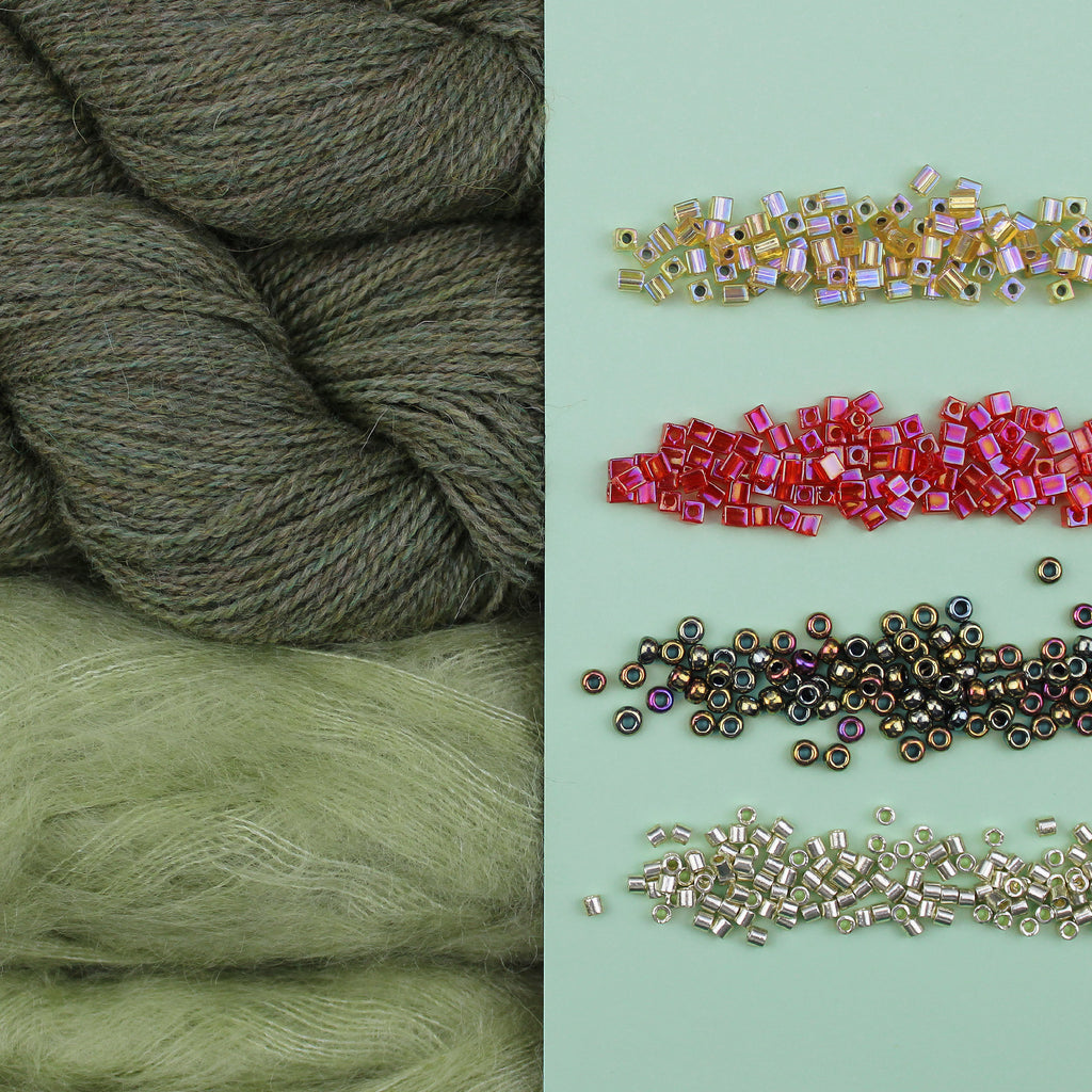 Kit de Tejido Suéter "Scrabs" de Pope Vergara <br> Elegir Color