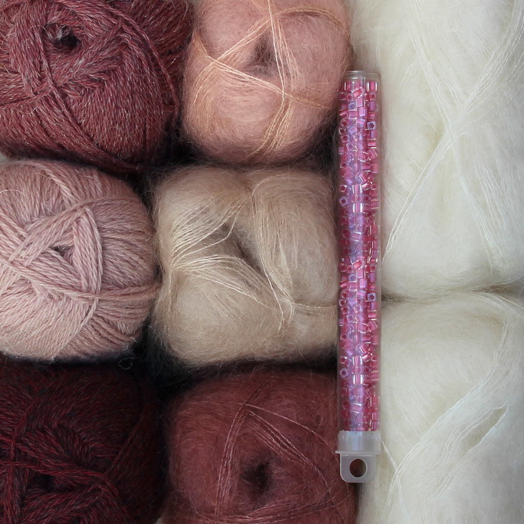 Kit de Tejido "Waves Cardigan" de Pope Vergara <br> Versión Isager - Elegir Color