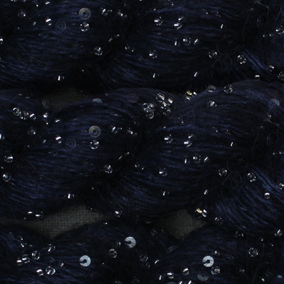 Beaded Mohair + Sequins   (60% Seda / 40% Mohair + Mostacillas y Lentejuelas)