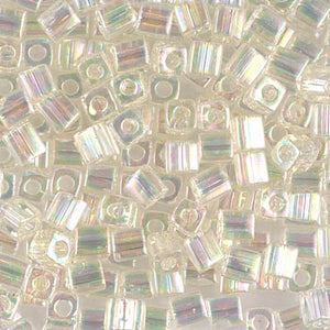 Mostacillas Square 4 mm <br> Tubo 10 grs