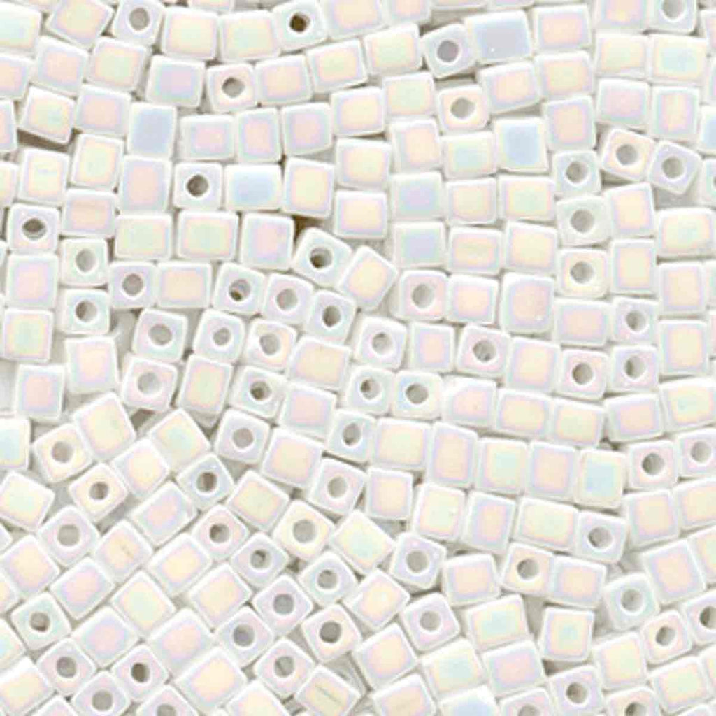 Mostacillas Square 4 mm <br> Tubo 10 grs
