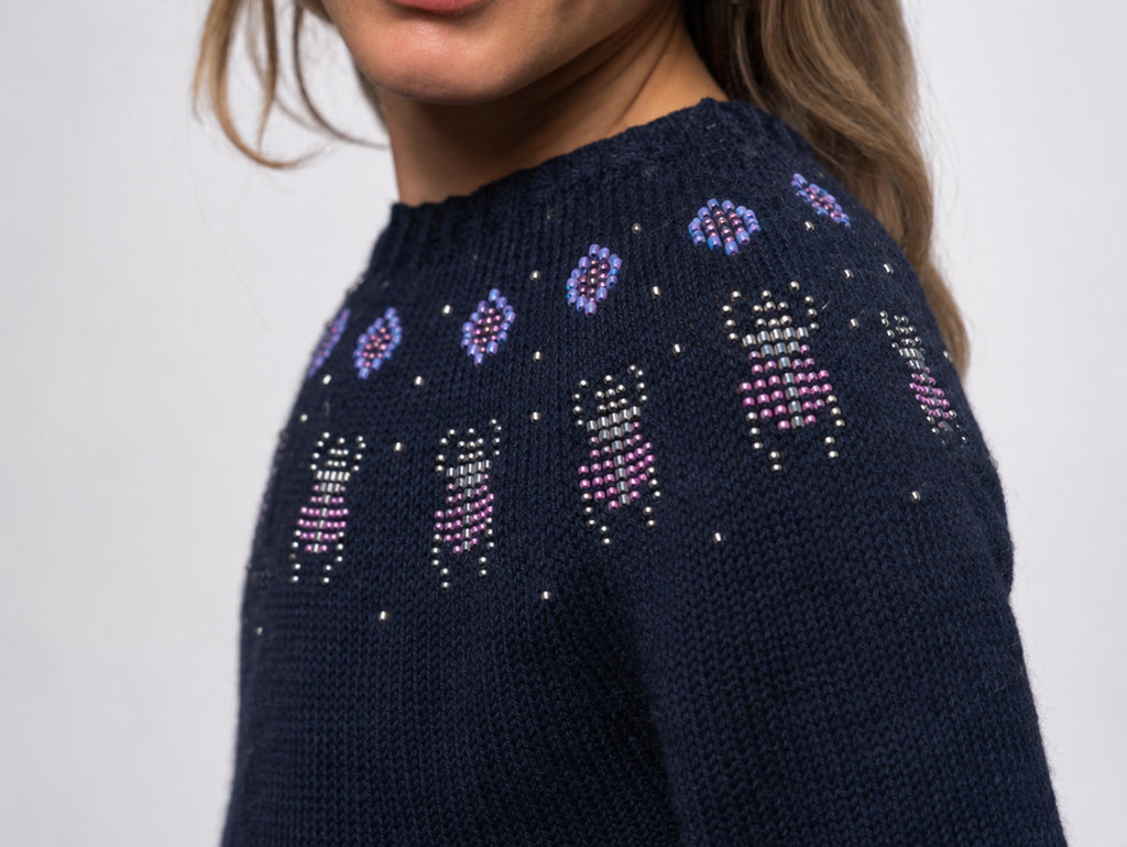 Patrón Digital Descargable "Scrabs Sweater" - Pope Vergara (Incluye Inglés y Español)