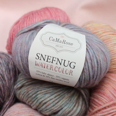 Snefnug Watercolor  (55% Baby Alpaca / 35% Algodón / 10% Lana Merino Extra Fina)