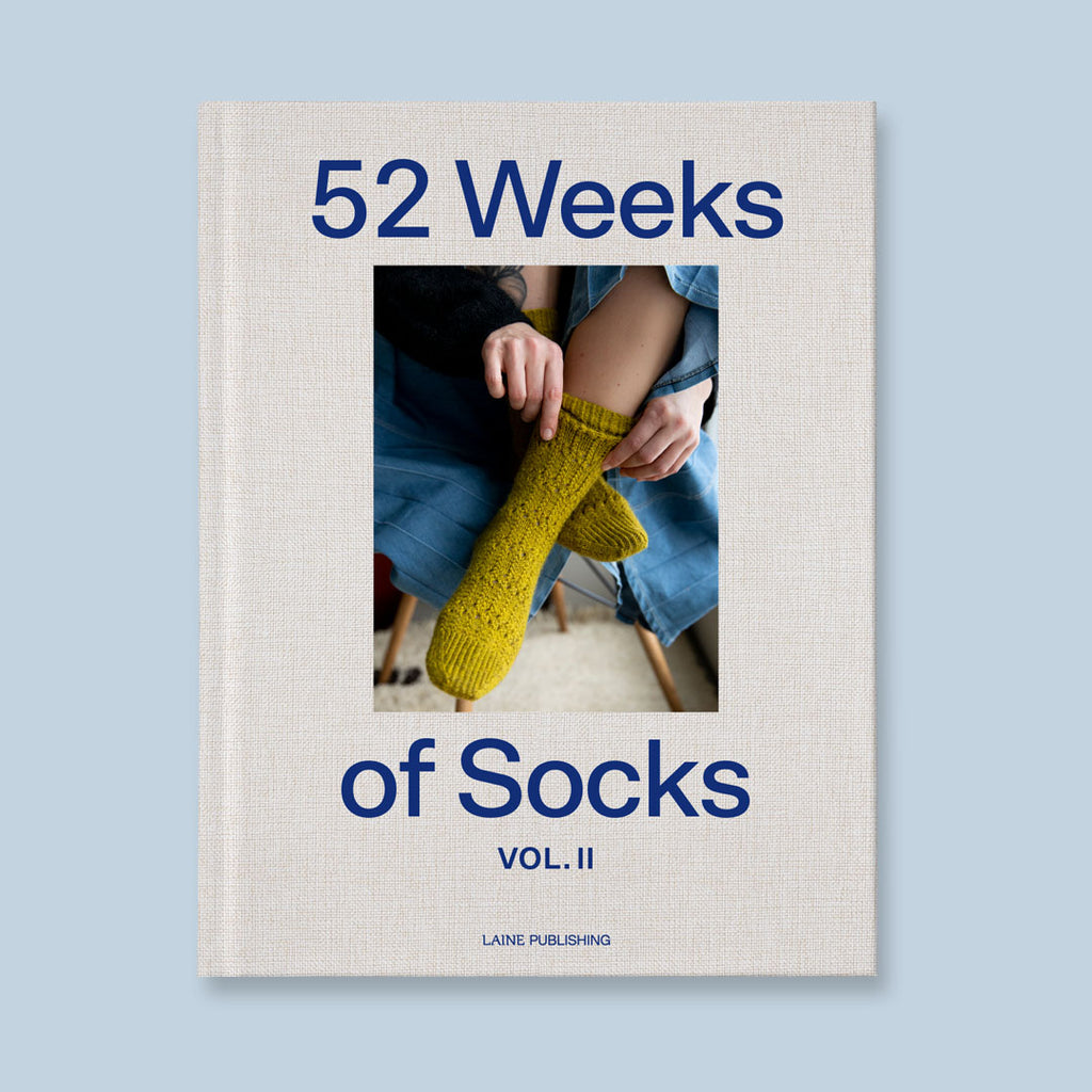 Colección de Libros Laine"52 Weeks of Socks" <br> Libro "52 Weeks of Socks Vol I" +  Libro "52 Weeks of Socks Vol II"